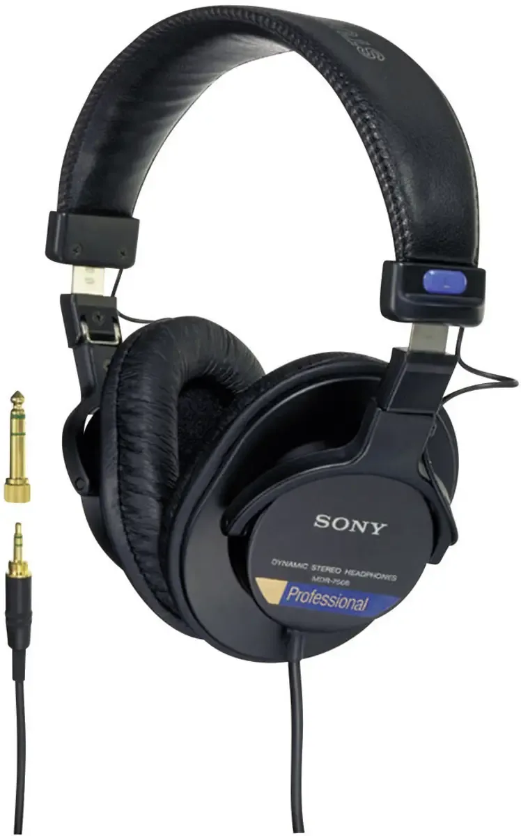 MDR-7506 Over Ear koptelefoon Kabel Studio by Sony in Black – product photo