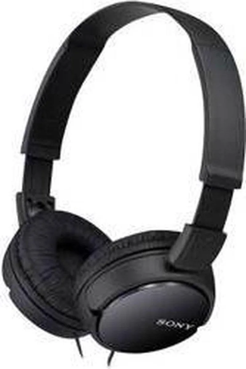 MDR-ZX110 - On-ear Koptelefoon - Headphones - Bekabeld van Sony in Zwart – productfoto