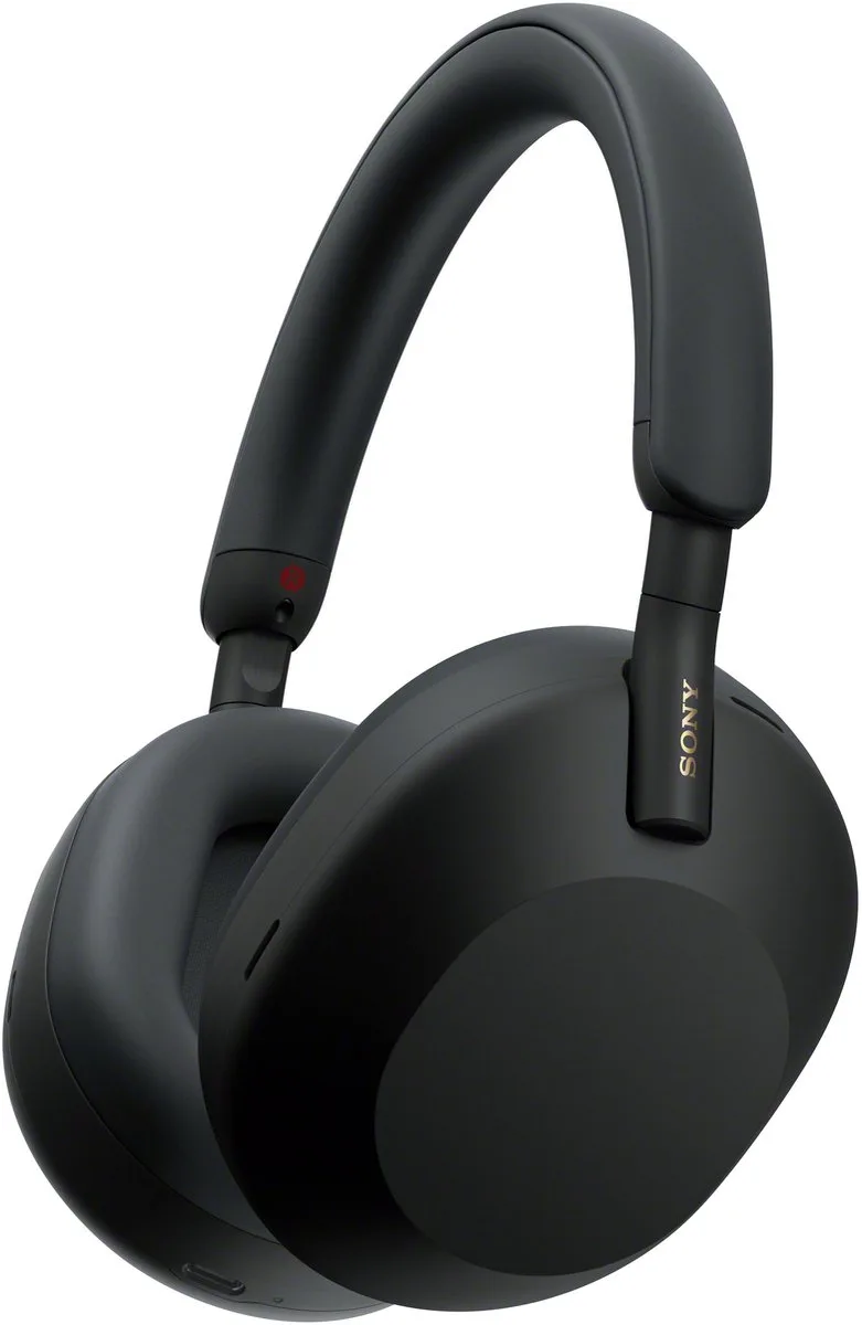 WH-1000XM5SA – Draadloze koptelefoon met Noise Cancelling – Limited Soft Case Edition van Sony in Zwart – productfoto