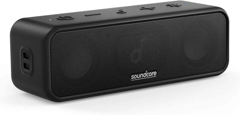 soundcore 3 Portable Bluetooth Speaker van Soundcore in Zwart – productfoto