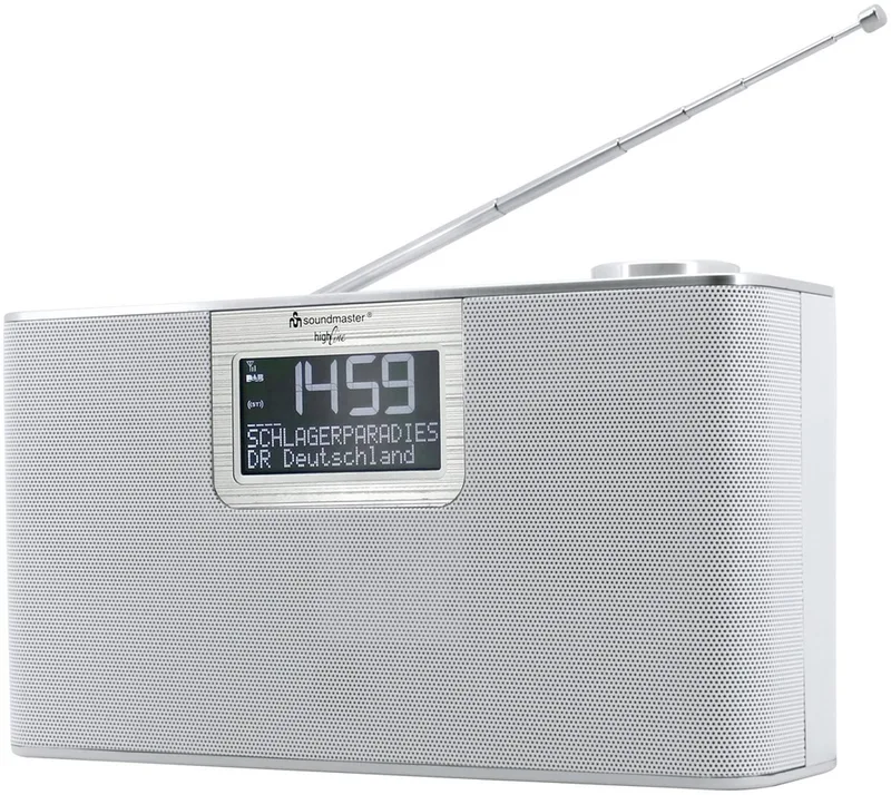 DAB700WE - Stereo DAB+ radio met bluetooth, USB en SD van Soundmaster in Wit – productfoto