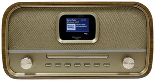 DAB970BR1 Tischradio DAB+, UKW AUX, Bluetooth®, CD, USB Akku-Ladefunktion, Inkl. Fernbedienung, Weckfunktion Braun från Soundmaster – produktbild 3 av 3