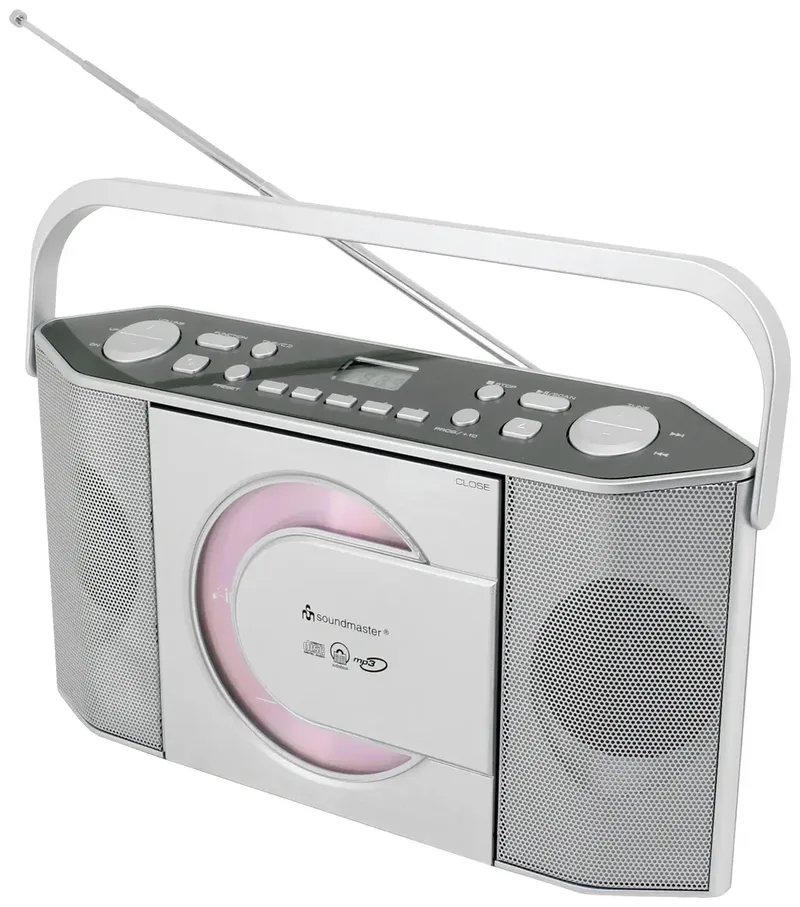 RCD1755SI CD-Radio UKW CD Silber by Soundmaster – product photo 1 of 2