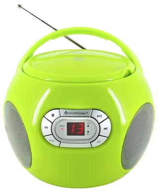 SCD2120GR CD-Radio UKW AUX, CD Grün von Soundmaster – Produktfoto 2 von 2
