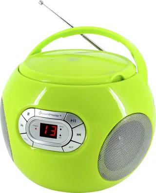 SCD2120GR CD-Radio UKW AUX, CD Grün von Soundmaster – Produktfoto 1 von 2