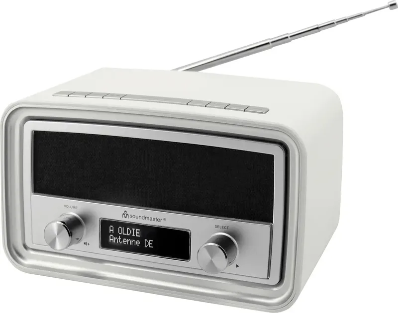 UR190WE Tischradio DAB+, UKW DAB+, UKW Weiß von Soundmaster – Produktfoto 1 von 3