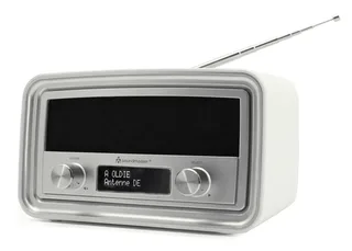 UR190WE Tischradio DAB+, UKW DAB+, UKW Weiß von Soundmaster – Produktfoto 2 von 3