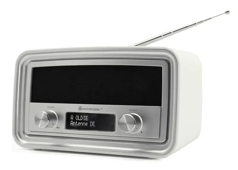 UR190WE Tischradio DAB+, UKW DAB+, UKW Weiß von Soundmaster – Produktfoto 2 von 3