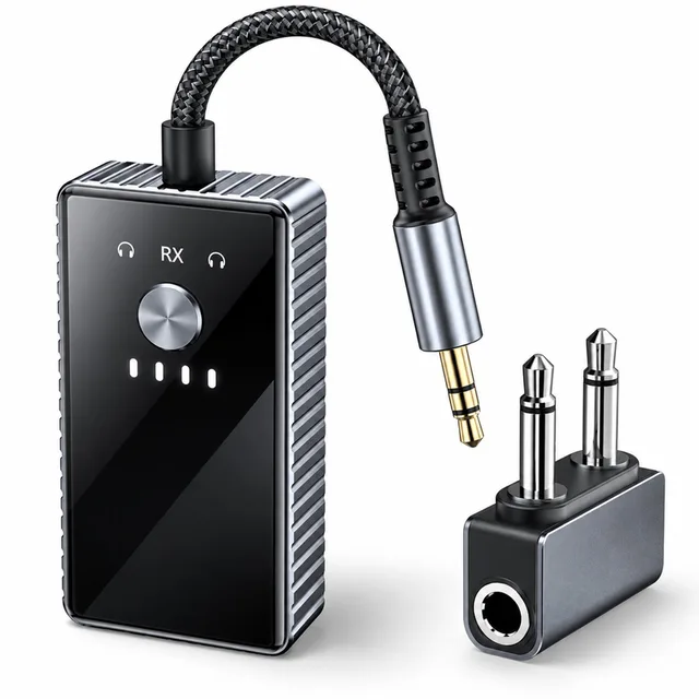 Bluetooth Transmitter & Receiver 2 in 1 - BT 5.2 - 3.5MM AUX - Bluetooth Zender - Bluetooth Ontvanger