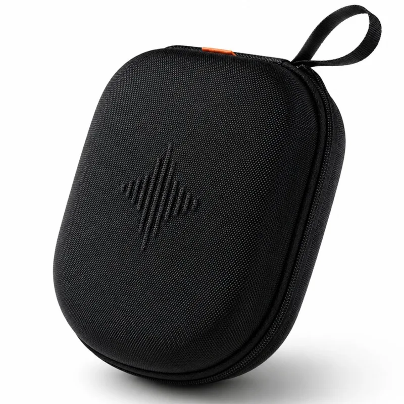 Koptelefoon Hoes - Harde Beschermcase voor JBL, Sony & Bose Koptelefoons - Waterafstotende Opberghoes met Draagband van Sounix in Zwart – productfoto