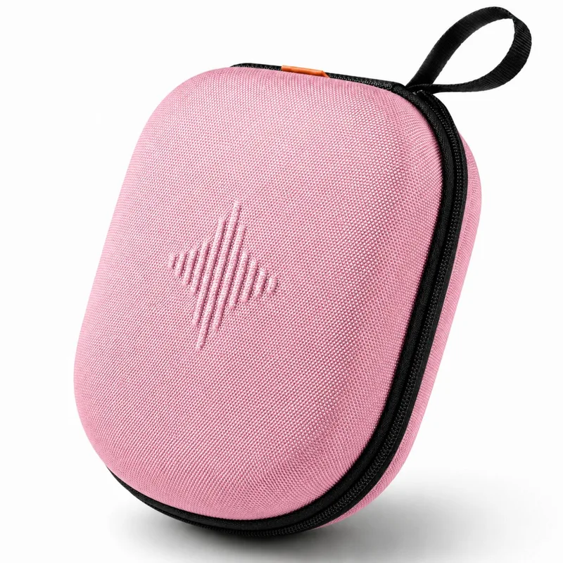 Koptelefoon Hoes - Harde Beschermcase voor JBL, Sony & Bose Koptelefoons - Waterafstotende Opberghoes met Draagband van Sounix in Roze – productfoto