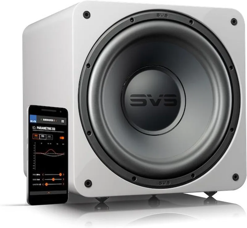 SB-1000 Pro Subwoofer - Piano gloss White van SVS in Piano white – productfoto