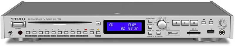 CD-P750DAB CD Player/DAB Silver EU/UK by TEAC in Silver – product photo