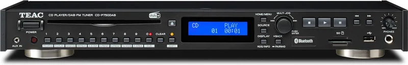 CD-P750DAB CD-Speler met FM/DAB+ tuner van TEAC in Zwart – productfoto 1 van 2