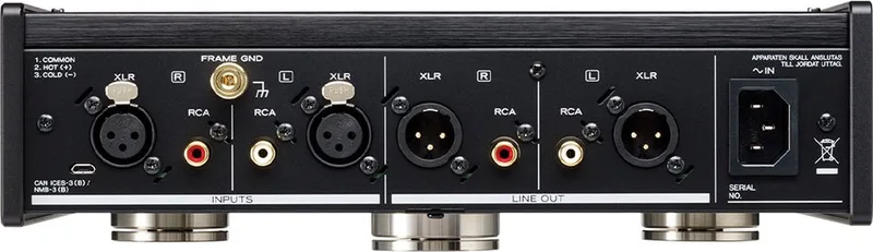 PE-505 Phono versterker met equalizer van TEAC in Zwart – productfoto