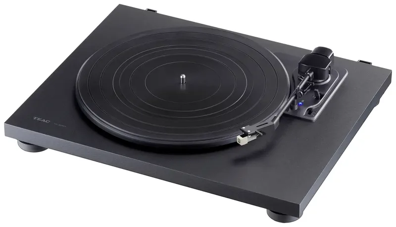 TN-180BT-A3/B - Bluetooth-platenspeler met Audio-Technica-cartridge van TEAC in Zwart – productfoto 2 van 2