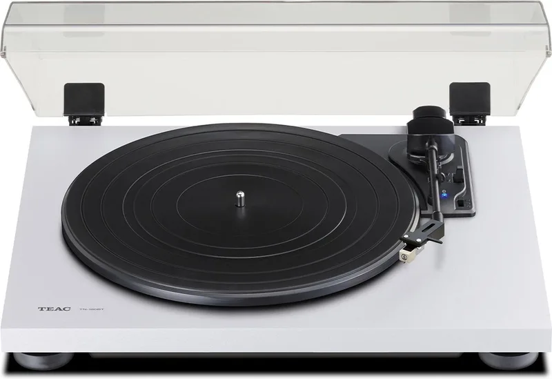 TN-180BT-A3/W - Bluetooth-platenspeler met Audio-Technica-cartridge van TEAC in Wit – productfoto 1 van 2