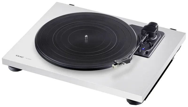 TN-180BT-A3/W - Bluetooth-platenspeler met Audio-Technica-cartridge van TEAC in Wit – productfoto 2 van 2
