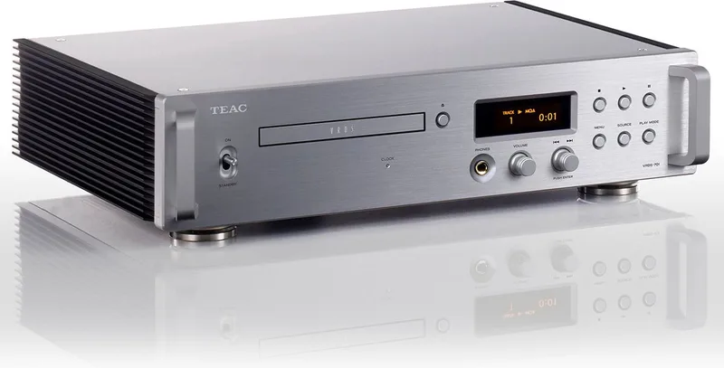 VRDS-701 CD-speler met VRDS-mechanisme by TEAC in Silver – product photo