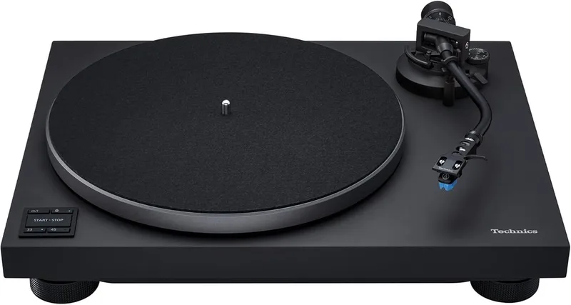 Draaitafel SL-40CBT-K , Premium Class HiFi-platenspeler met Coreless Direct Drive Motor en Bluetooth van Technics in Zwart – productfoto