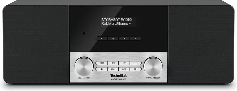 CABLESTAR 400 Tafelradio Antraciet van Technisat in Zwart – productfoto