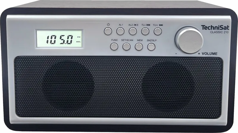 Classic 210 - FM-radio met bluetooth - stereo - wenge van Technisat in Hout – productfoto