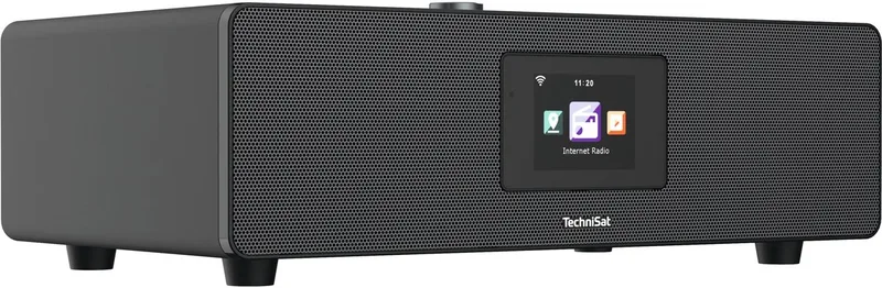 Classic 500 IR DAB+ en internetradio - 2x 10W stereo van Technisat in Zwart – productfoto