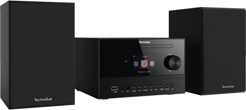 Classic 800 IR DAB+ microsysteem met CD - bluetooth - internetradio by Technisat in Black – product photo