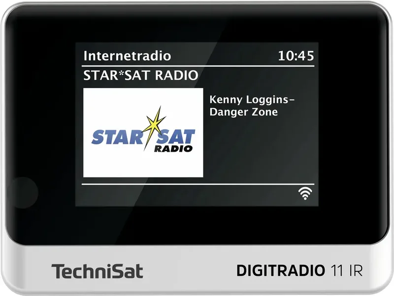 DIGITRADIO 11 IR Internetradio DAB+, VHF (FM), Internet Bluetooth, Internetradio, DAB+, FM, WiFi Incl. afstandsbediening, Wekfunctie by Technisat in Black, Silver – product photo 1 of 2