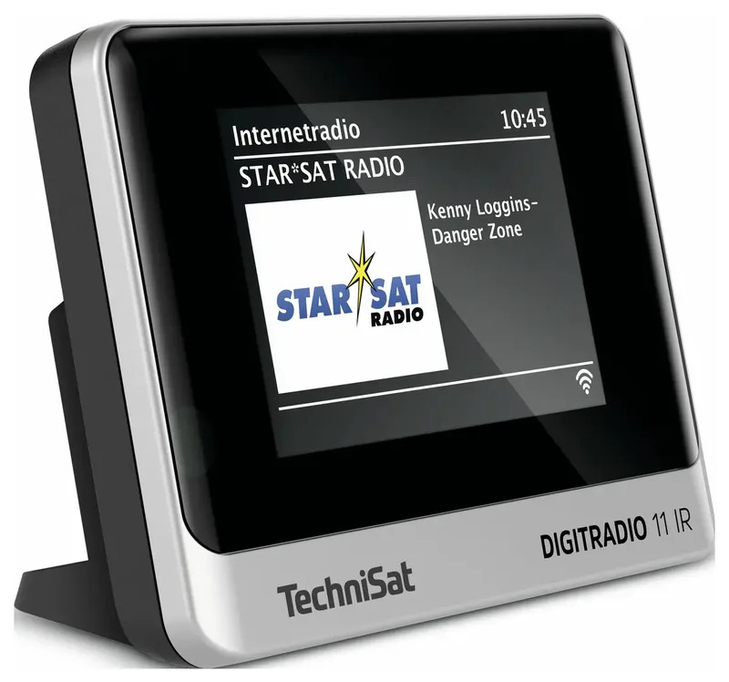 DIGITRADIO 11 IR Internetradio DAB+, VHF (FM), Internet Bluetooth, Internetradio, DAB+, FM, WiFi Incl. afstandsbediening, Wekfunctie by Technisat in Black, Silver – product photo 2 of 2