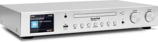 DIGITRADIO 143 CD (V3) - HiFi-tuner, internetradio (DAB+, FM, Wi-Fi audio-streaming functie, Bluetooth, Spotify Connect, CD-speler, app-bediening, afstandsbediening van Technisat in Zilver – met cd-speler – productfoto 1 van 2