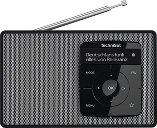 DIGITRADIO 2 Tischradio DAB+, UKW DAB+, UKW, Bluetooth® Weckfunktion Schwarz/Silber by Technisat – product photo 1 of 2