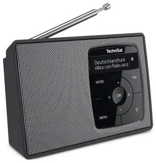 DIGITRADIO 2 Tischradio DAB+, UKW DAB+, UKW, Bluetooth® Weckfunktion Schwarz/Silber by Technisat – product photo 2 of 2