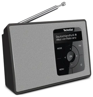 DIGITRADIO 2 Tischradio DAB+, UKW DAB+, UKW, Bluetooth® Weckfunktion Schwarz/Weiß by Technisat – product photo 2 of 2