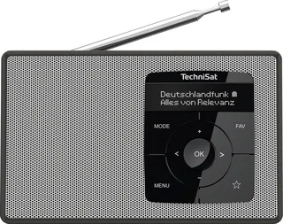 DIGITRADIO 2 Tischradio DAB+, UKW DAB+, UKW, Bluetooth® Weckfunktion Schwarz/Weiß by Technisat – product photo 1 of 2