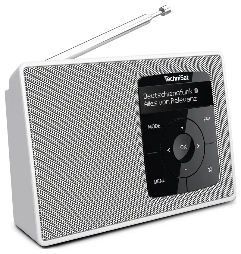 DIGITRADIO 2 Tischradio DAB+, UKW DAB+, UKW, Bluetooth® Weckfunktion Weiß by Technisat – product photo 2 of 2