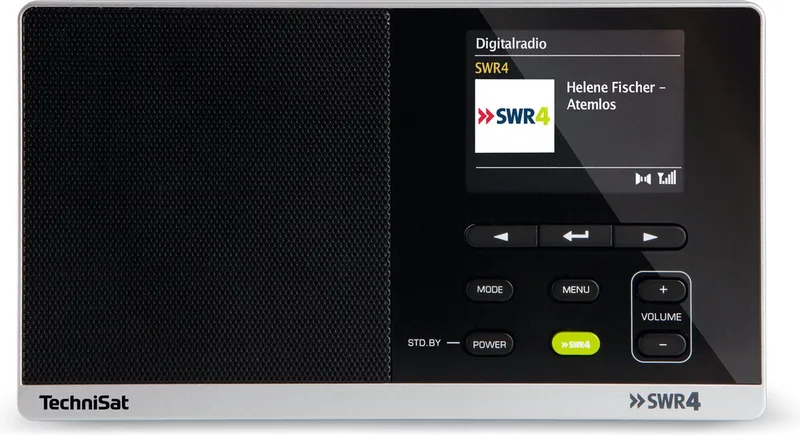DigitRadio 215 SWR 4 - Edition Transistorradio DAB+, VHF van Technisat in Zwart – productfoto