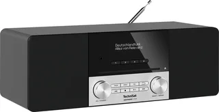 DIGITRADIO 3 ASA Radio/CD-speler DAB+, VHF (FM) CD, Bluetooth Incl. afstandsbediening, Acculaadfunctie van Technisat in Zwart – productfoto 1 van 2