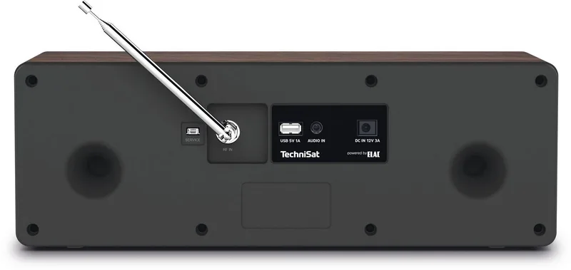 DIGITRADIO 3 Radio DAB+, VHF (FM) CD, USB, Bluetooth Incl. afstandsbediening, Wekfunctie, Acculaadfunctie by Technisat in Noten – product photo 5 of 5