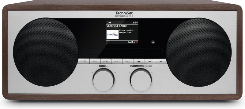 Digitradio 451 CD IR - DAB+ - FM - Internet radio - CD speler från Technisat i Hout – produktbild