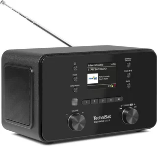 DIGITRADIO 550 IR - 10W Stereo Internetradio (DAB+, FM, wifi, Bluetooth, app-bediening, wekker) van Technisat in Zwart – productfoto 1 van 2