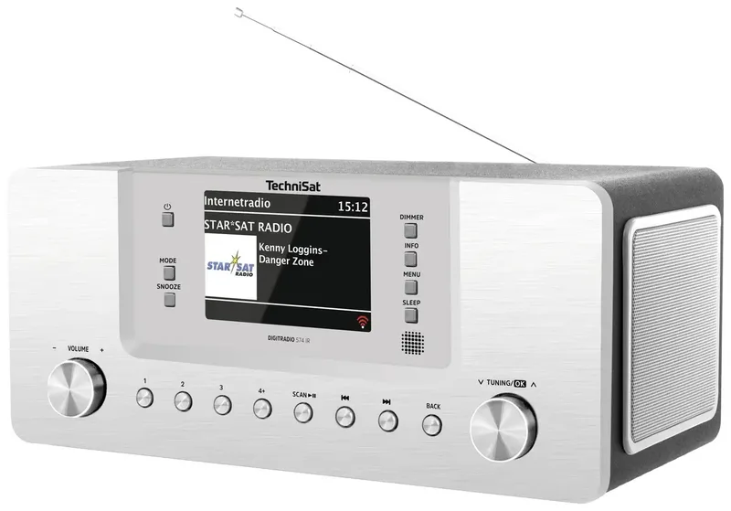 Digitradio 574 IR Internetradio DAB+, VHF (FM) AUX, Bluetooth, Internetradio, USB by Technisat in Silver – product photo 2 of 2