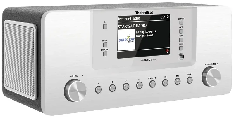 Digitradio 574 IR Internetradio DAB+, VHF (FM) AUX, Bluetooth, Internetradio, USB by Technisat in Silver – product photo 1 of 2