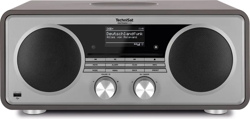 DIGITRADIO 602 internetradio met DAB+ - antraciet/zilver by Technisat in Anthracite – product photo