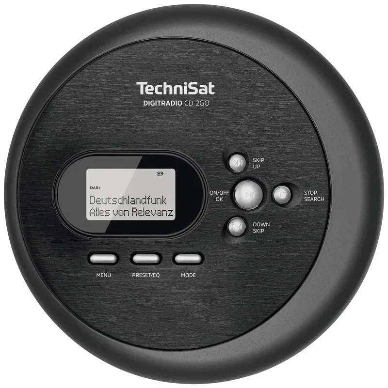 Digitradio CD 2GO BT CD-Radio DAB+, UKW Bluetooth®, CD Schwarz by Technisat – product photo 1 of 2