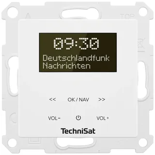 DIGITRADIO UP 55, weiß Stopcontactradio DAB+, VHF (FM) Bluetooth Incl. luidspreker, Wekfunctie by Technisat in White – product photo 2 of 2