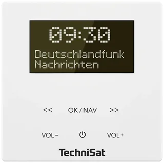 DIGITRADIO UP 55, weiß Stopcontactradio DAB+, VHF (FM) Bluetooth Incl. luidspreker, Wekfunctie by Technisat in White – product photo 1 of 2