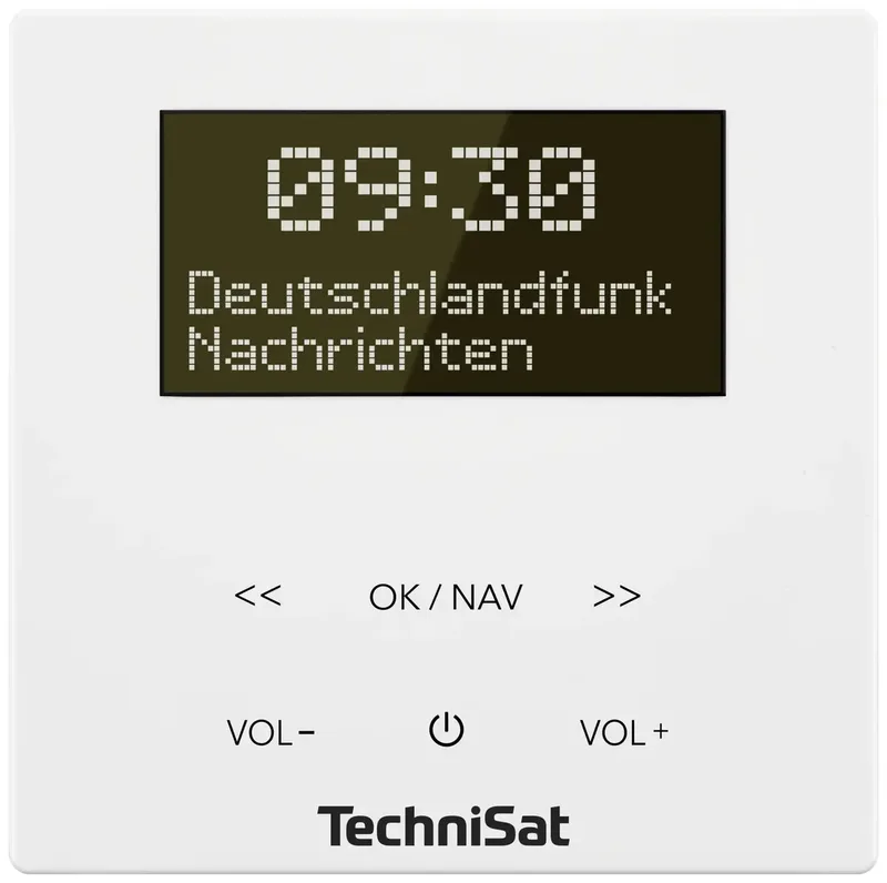 DIGITRADIO UP 55, weiß Stopcontactradio DAB+, VHF (FM) Bluetooth Incl. luidspreker, Wekfunctie by Technisat in White – product photo 1 of 2