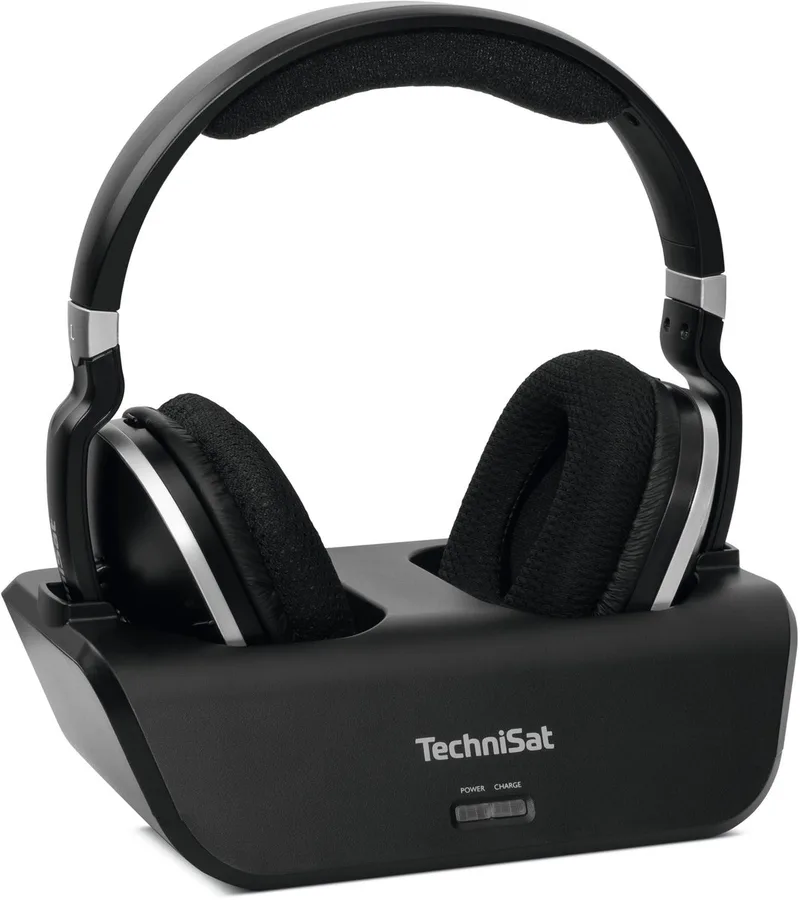 Stereoman 2 - 2,4GHz draadloze hoofdtelefoon van Technisat in Zwart – productfoto