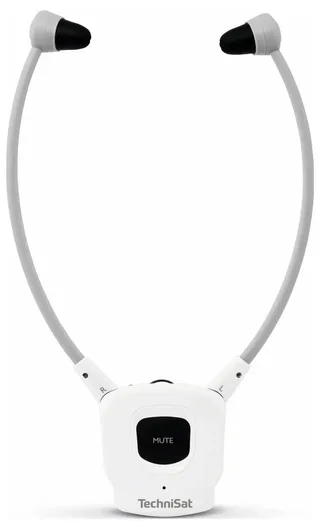 STEREOMAN ISI 3 Draadloze stereo draadloze hoofdtelefoon voor televisie en muzieksystemen met dockingstation by Technisat in White – product photo 2 of 2
